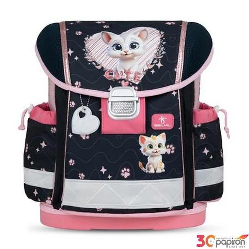 Iskolatáska Belmil ergonómikus Classy Cute Kitten 