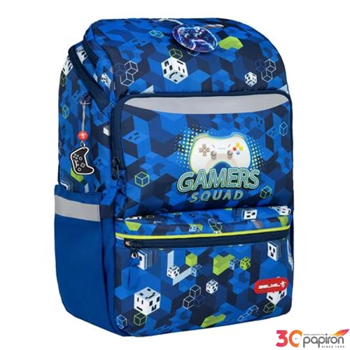 Iskolatáska Belmil ergonómikus Zippy Gamer Squad BL405795F