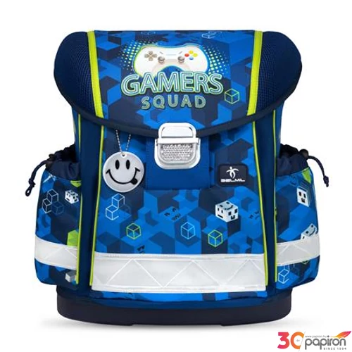 Iskolatáska Belmil ergonómikus Classy Gamer Squad BL40313AG60F