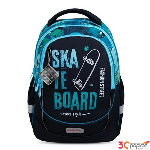 Iskolatáska Belmil ergonómikus Leisure Plus Skate Board 