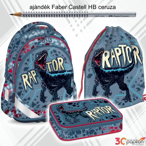 Iskolatáska szett Ars Una 21' Raptor iskolatáska, tornazsák, tolltartó