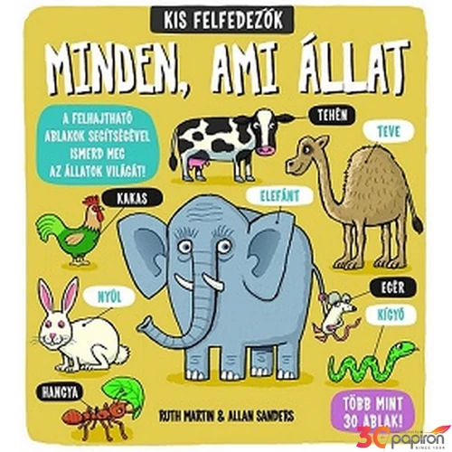 Ismeretterjesztő könyv Kis felfedezők - Minden, ami állat Napraforgó könyvek