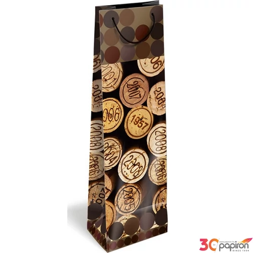 Ajándéktasak First Choice FC10 10x33x9cm - Ideális boros üveghez. Lizzy kollekció! (5997416546404)