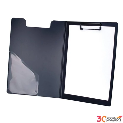 Felírótábla fedeles VIQUEL A4 PVC fekete Irodai kiegészítők VIQUEL 050205-04