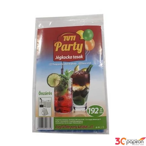 Jégkockakészítő zacskó TUTI Party