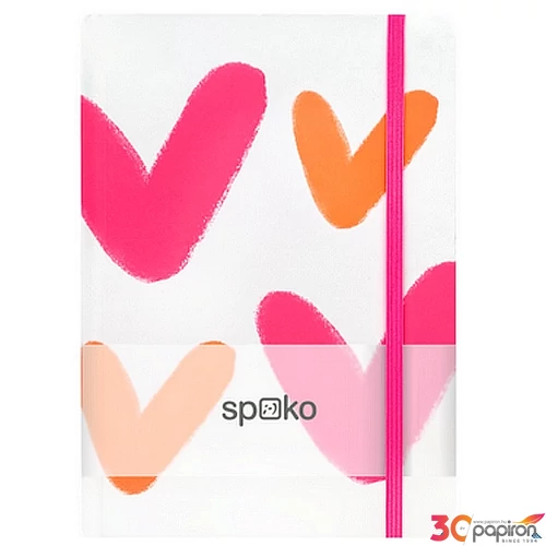 Jegyzetfüzet A5 Kreatív I nagy szív) 75 g 96 lapos,