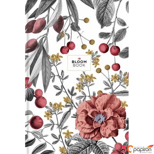 Jegyzetfüzet B5 vonalas 80lap, SHKOLYARYK Bloom Book vegyes