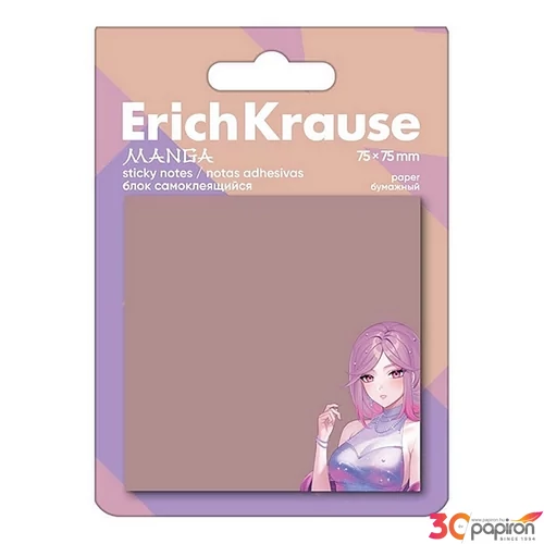 Jegyzettömb 75x75mm Magenta 50lap