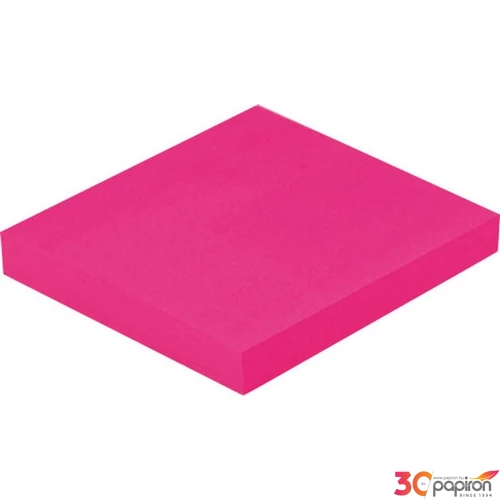 Jegyzettömb 76x76 Office Art öntapadós neon pink