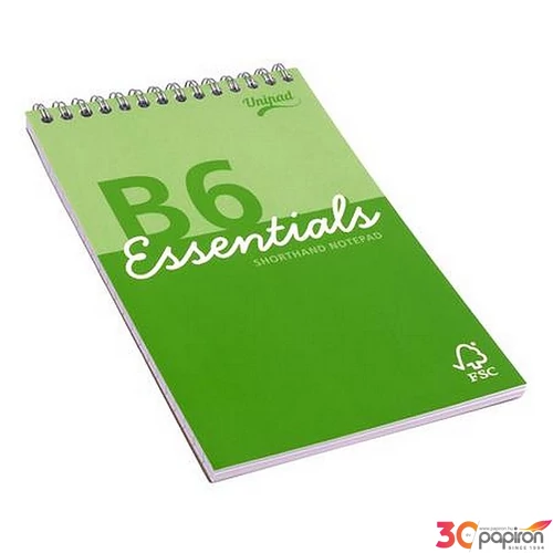 Jegyzettömb B6 vonalas 80 lap PUKKA PAD "Unipad Essentials Shorthand" vegyes
