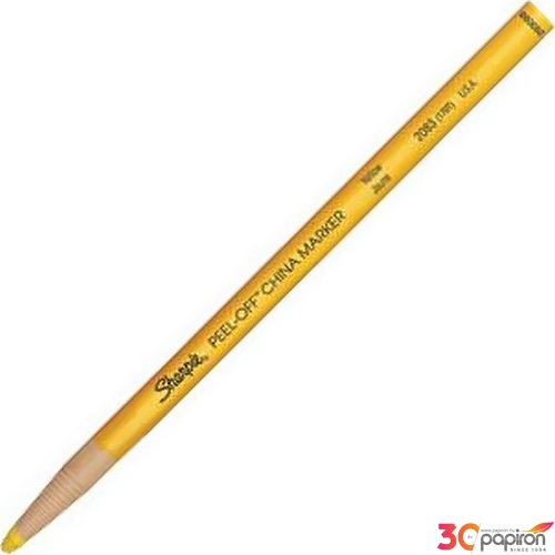 Jelölőceruza 2,0mm SHARPIE Peel-Off China marker sárga