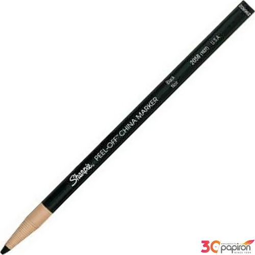 Jelölőceruza 2,0mm SHARPIE Peel-Off China marker fekete