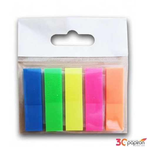 Jelölőcimke 12x45mm H-Tone, 5x25lap, műanyag oldaljelölő