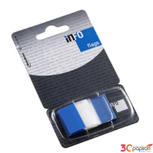 Jelölőcimke Info Flags GLN kék 25, 4x43, 2mm 7728-81