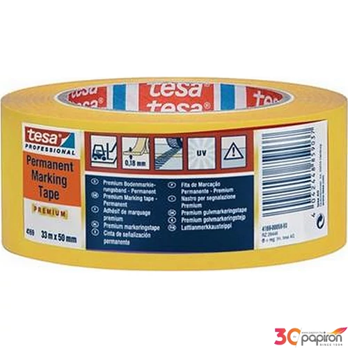 Jelölőszalag TESA 50mm x 33 m, sárga 