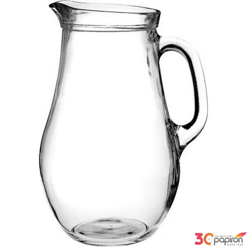 Kancsó üveg 1,8l M:240mm D:110mm, mértékjeles Bistro