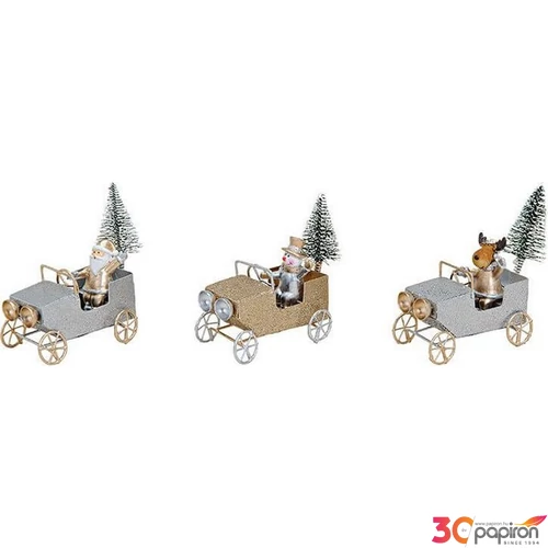 karácsonyi dísz szánkó 20' mikulás, hóember, mikulás exkluzív termék