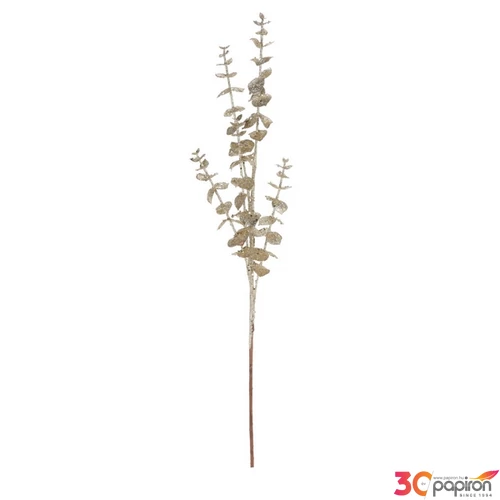 Dekorág pick 21' glitteres eukaliptusz ág 74cm gold váza dekor