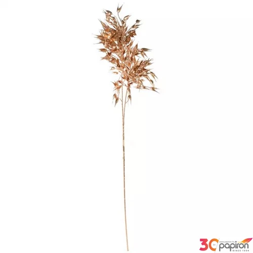 Dekorág pick 23' levelekkel, arany színű 94cm váza, fenyőfa, asztaldísz dekor kpm
