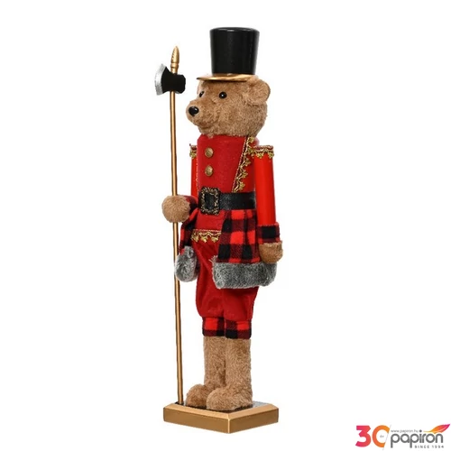Diótörő Karácsonyi dekor 24' macis 12cmx17cmx58cm sdkae