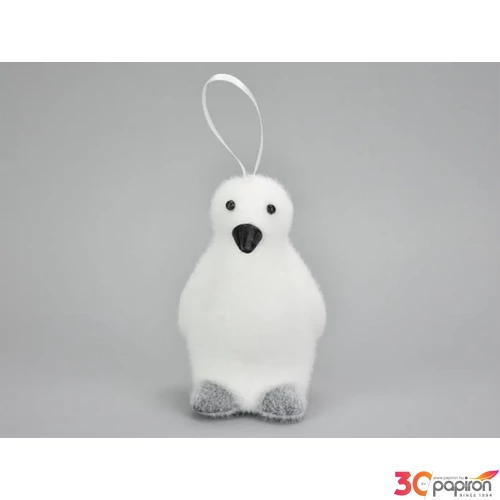 Karácsonyi dekor figura Pingvinkicsi 6x6x12cm Karácsonyi dekoráció