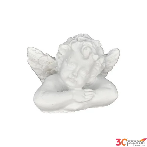Karácsonyi dekor kerámia Angyal 3,8x2,6x2,6 cm