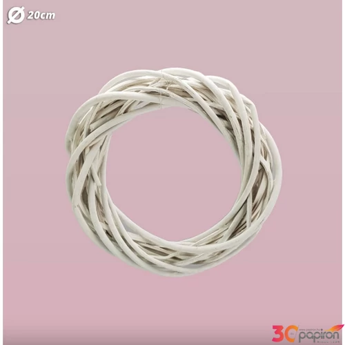 Koszorú vesszőszürke 20cm