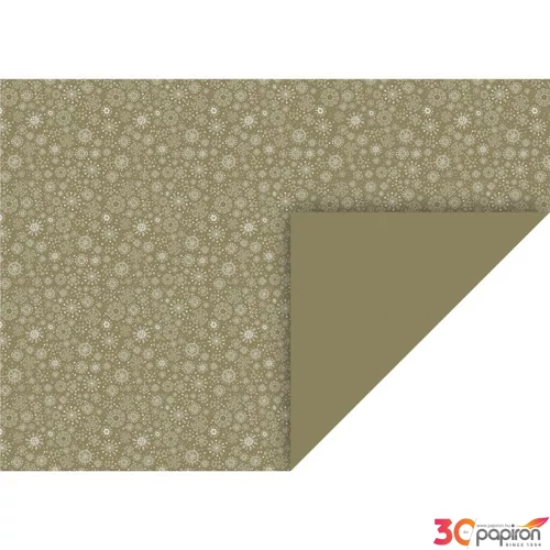 Karton HEYDA (50x70) 300g "Crystals" karácsonyi arany 
