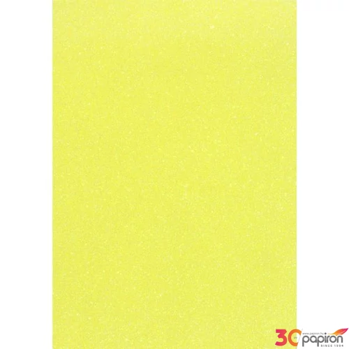 Karton HEYDA A/4 200g csillámos neon sárga 2118930030