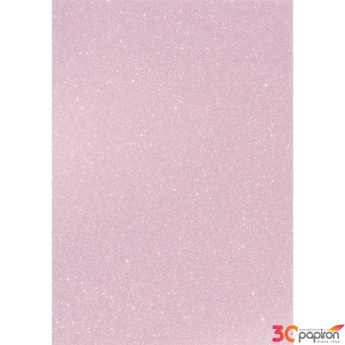 Karton HEYDA A/4 200g csillámos pasztell rózsa  21189 