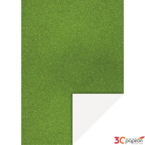 Karton HEYDA A/4 200g csillámos világos (lime) zöld