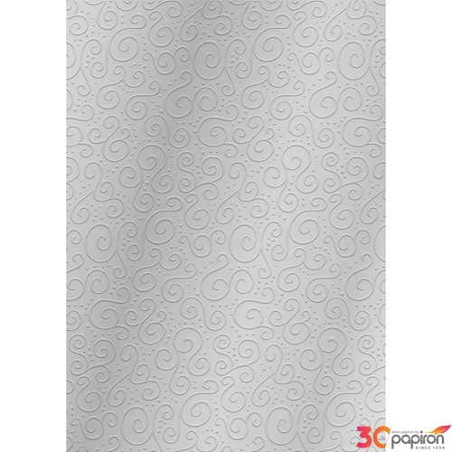 Karton HEYDA A/4 220g nyomott mintás Milano ezüst  20 