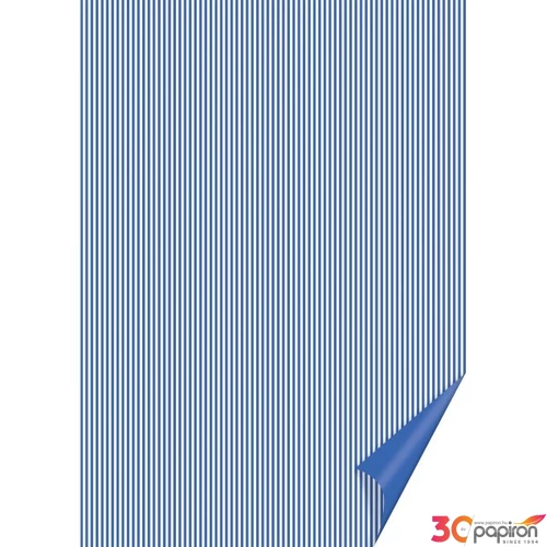 Karton kétoldalas HEYDA A/4 200g csíkos k.kék-fehér  204774635