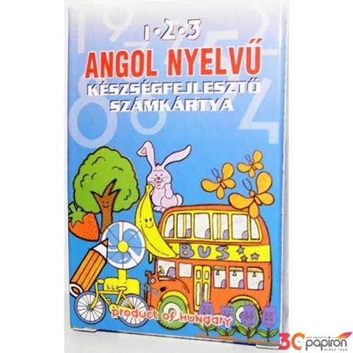 Kártya angol nyelvű szám