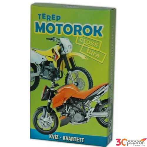 Kártya kvíz TEREP motorok  
