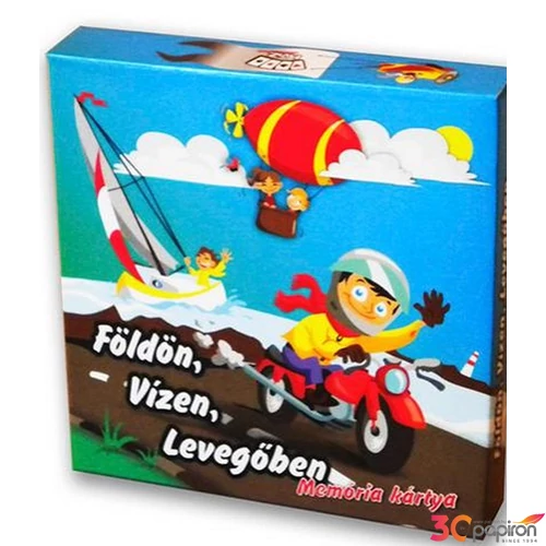 Kártya memória földön, vízen, levegőben 