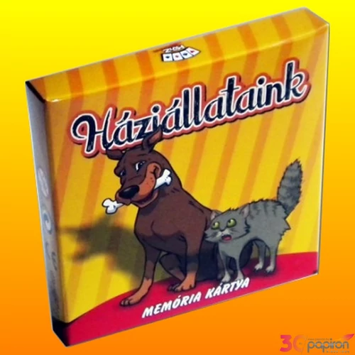 Kártya memória házi állataink  