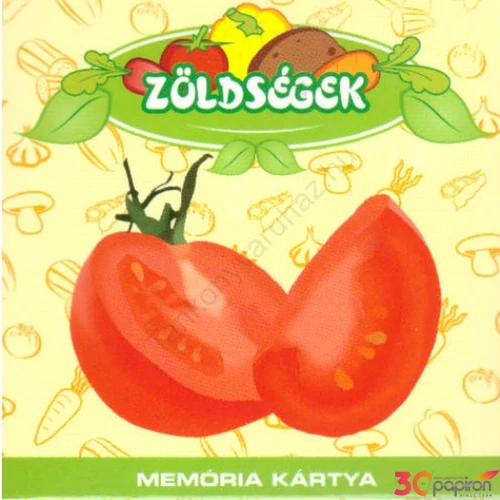 Kártya Zöldségek