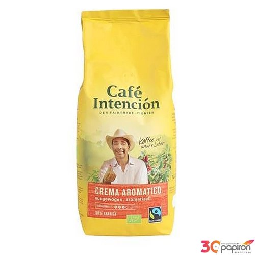 Kávé pörkölt BIO szemes 1000g CAFÉ INTENCIÓN Crema Aromatico