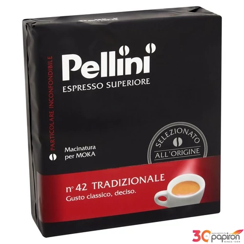 Kávé pörkölt őrölt 2x250 g PELLINI Tradizionale