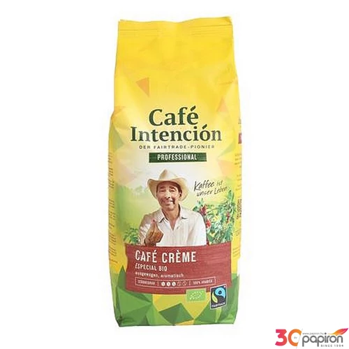 Kávé pörkölt szemes 1000 g CAFÉ INTENCIÓN Professional Café Créme Especial BIO