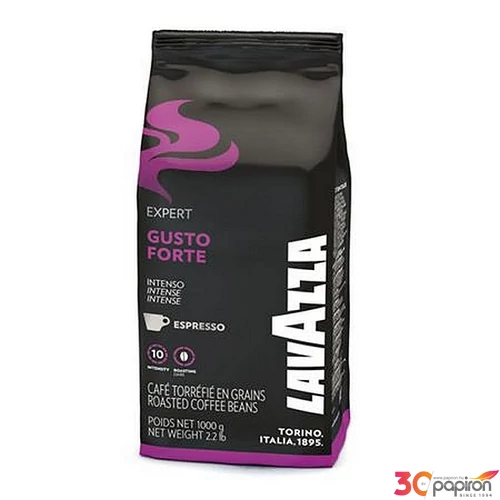 Kávé pörkölt szemes 1000 g LAVAZZA Gusto Forte