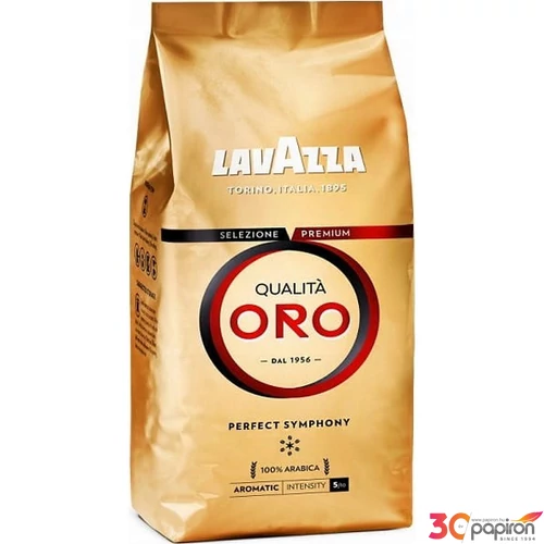 Kávé pörkölt szemes 1000 g LAVAZZA Qualita Oro