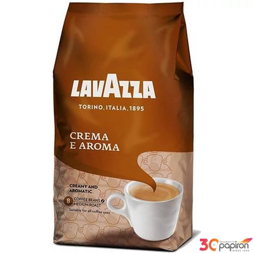 Kávé pörkölt szemes 1000 g LAVAZZA Crema e Aroma