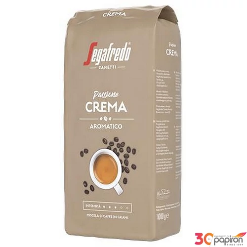 Kávé pörkölt szemes 1000 g,  SEGAFREDO Passione Crema