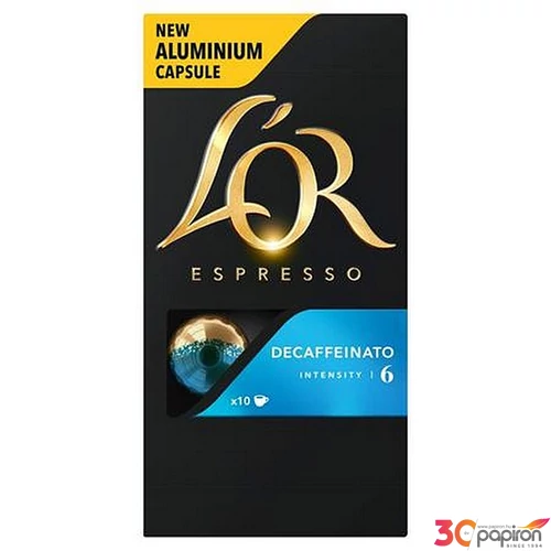 Kávékapszula 10db JACOBS DOUWE koffeinmentes EGBERTS  L`OR Decaffeinato