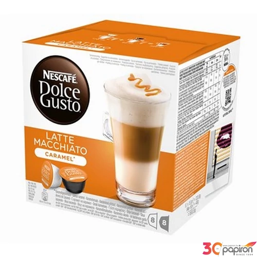 Kávékapszula 16dbos NESCAFE 16DB Dolce Gusto Latte Macchiato karamellás