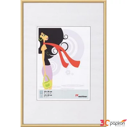 Képkeret 10x15cm New Lifestyle arany műanyag álló/fekvő képkeret 690-KV015G