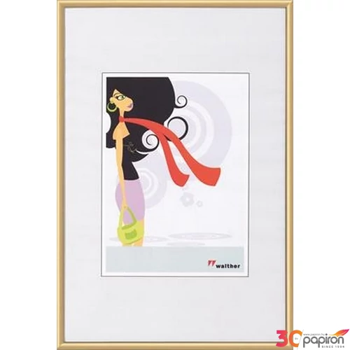 Képkeret 20x30cm New Lifestyle arany műanyag álló/fekvő képkeret 690-KV030G