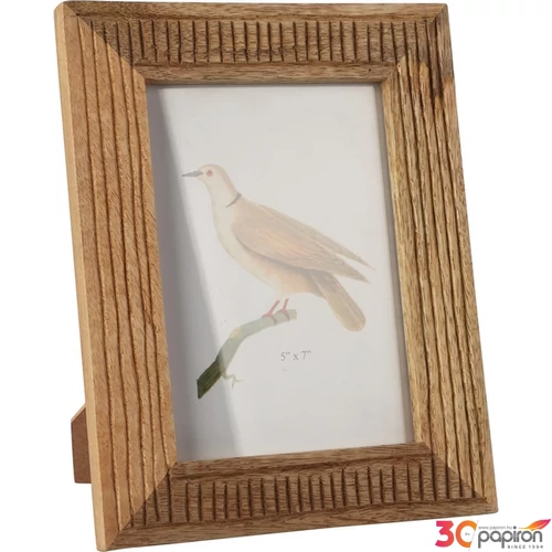 Képkeret fa 18x23cm '24 bambuszfából natúr színű kpm